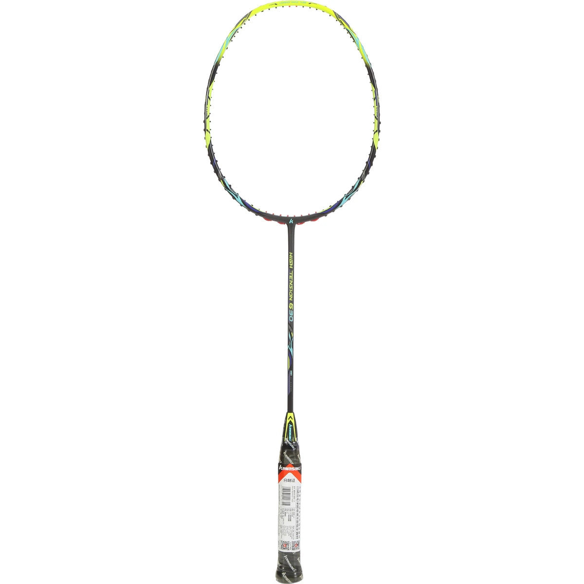 BADMINTONSCHLÄGER KAWASAKI HIGH TENSION G30 GRÜN (OHNE BESAITUNG)
