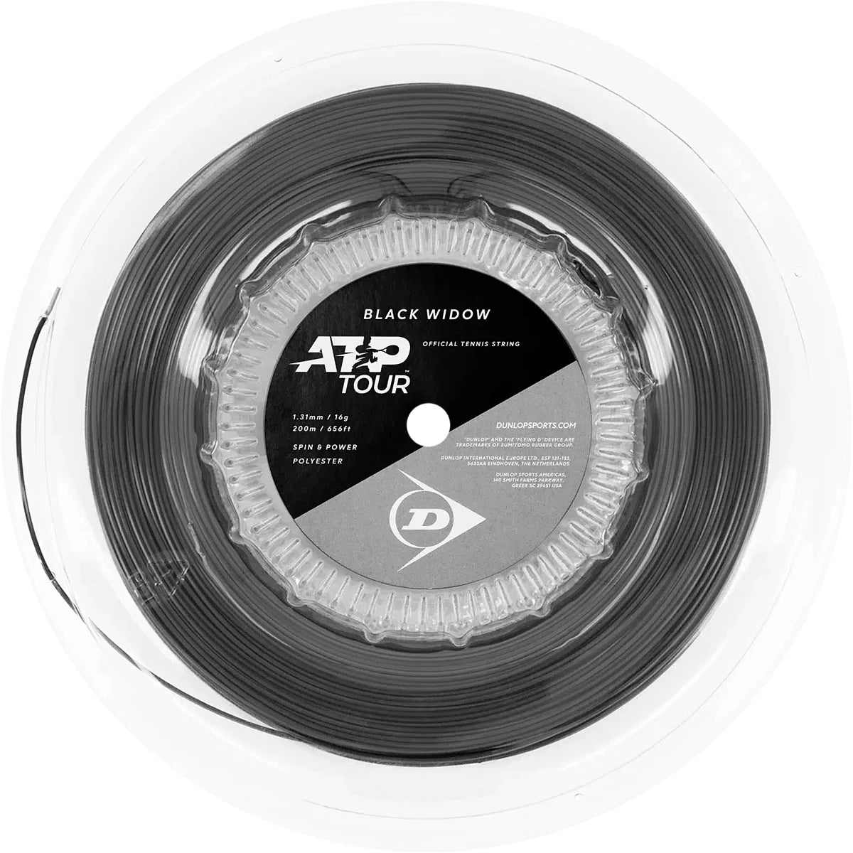 BOBINE DUNLOP BLACK WIDOW (200 METRES)