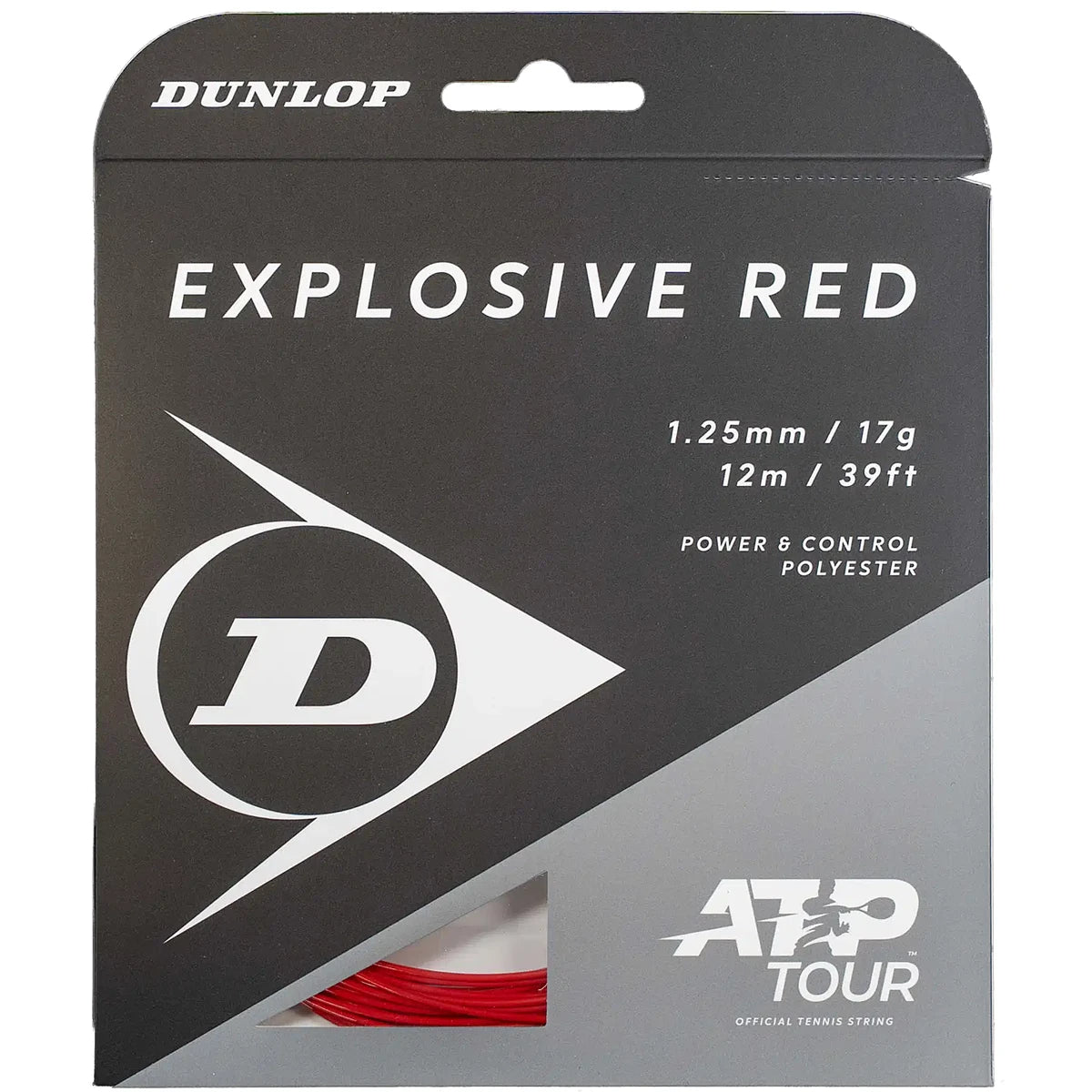 Cordage Dunlop Explosive Red (12 Metres)