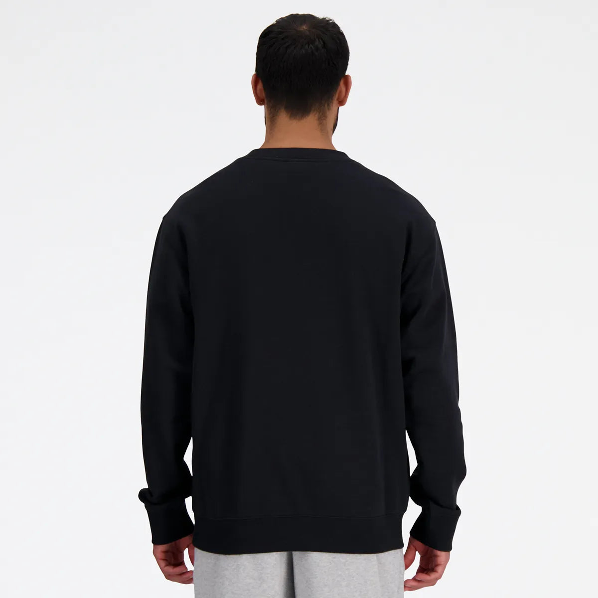 NEW BALANCE ESSENTIALS SWEATSHIRT AUS FRENCH TERRY MIT LOGO-RUNDHALSAUSSCHNITT