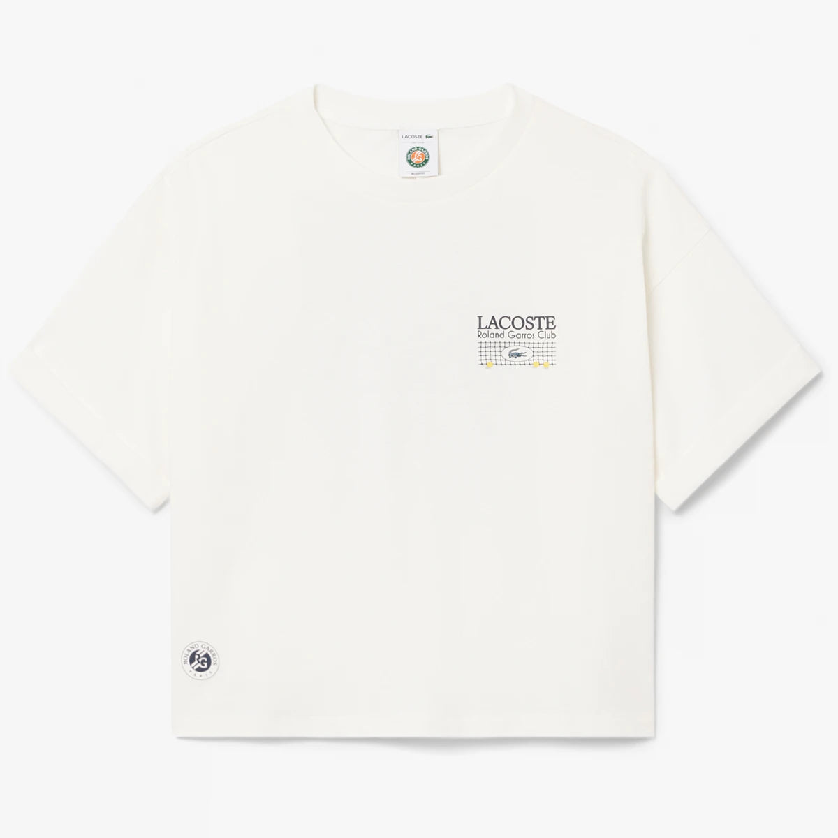 T-SHIRT LACOSTE FEMME ROLAND GARROS GRAPHIQUE