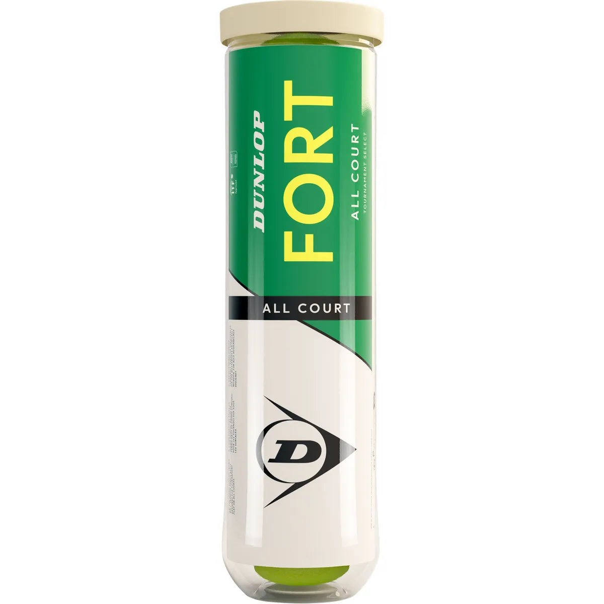ROHR MIT 4 DUNLOP FORT TOURNAMENT SELECT BÄLLEN