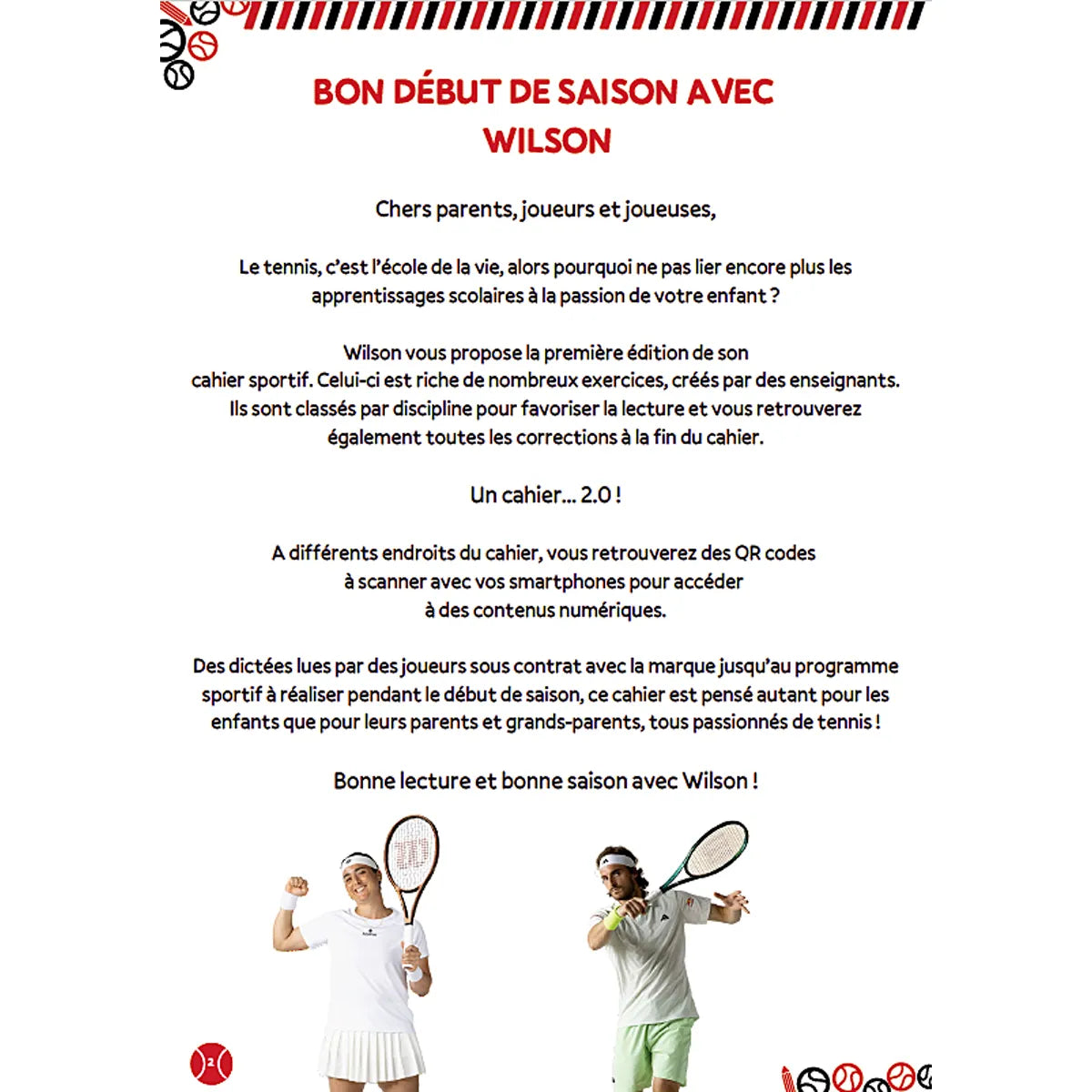LE CAHIER SPORTIF WILSON CM1-CM2 (FRANCAIS UNIQUEMENT)