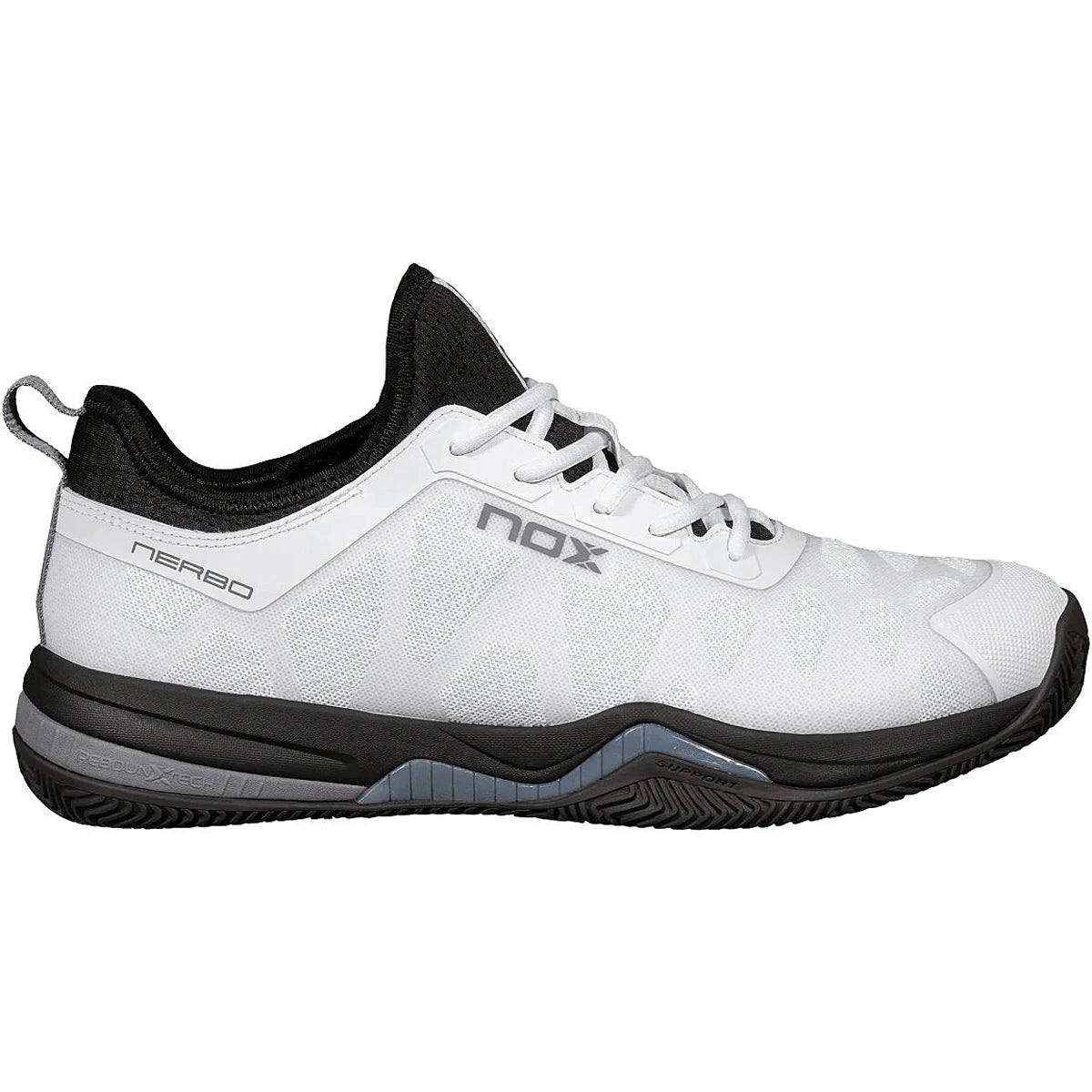 CHAUSSURES NOX PADEL NERBO WHITE/RAVEN