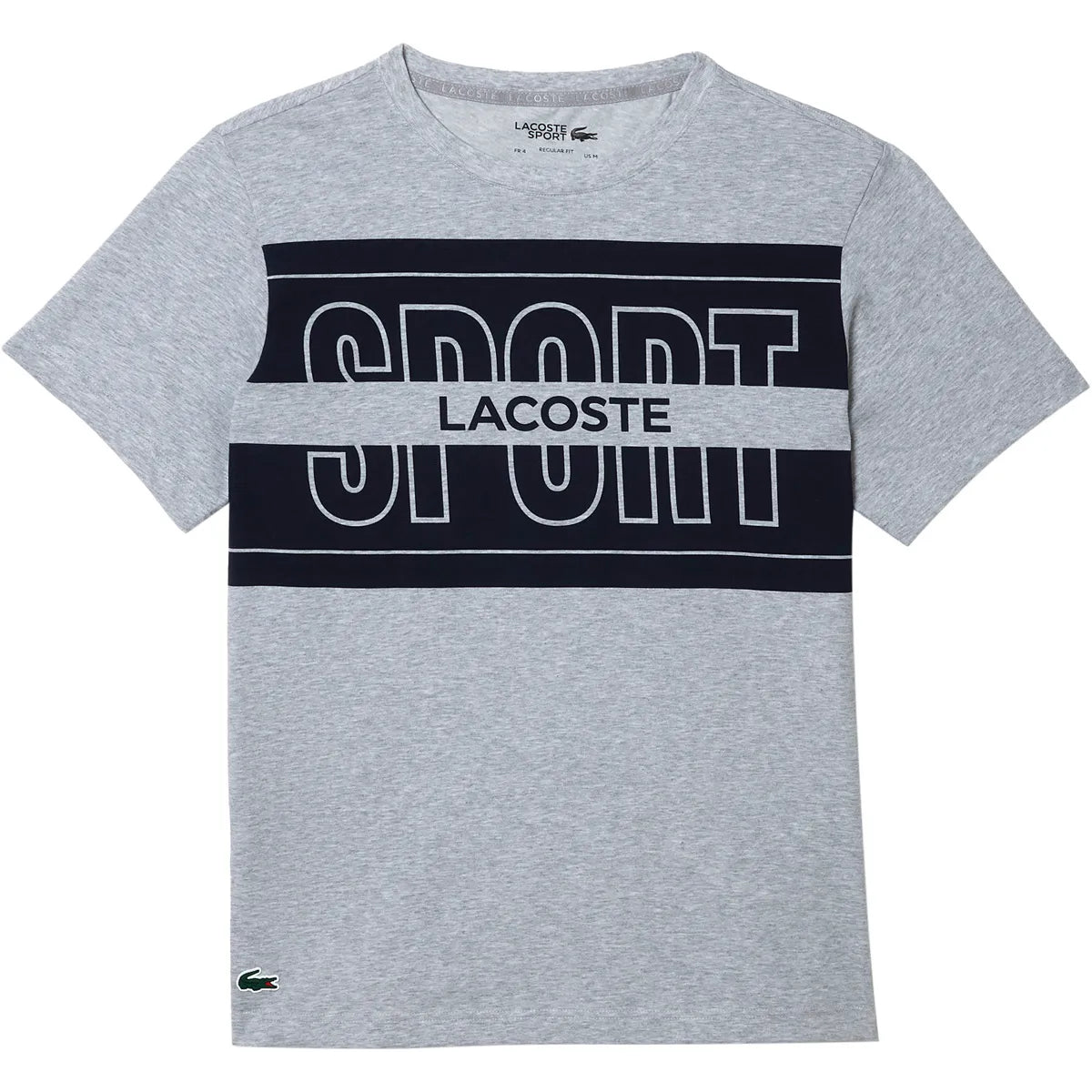 T-SHIRT LACOSTE TRAINING CORE PERFORMANCE PRINTED