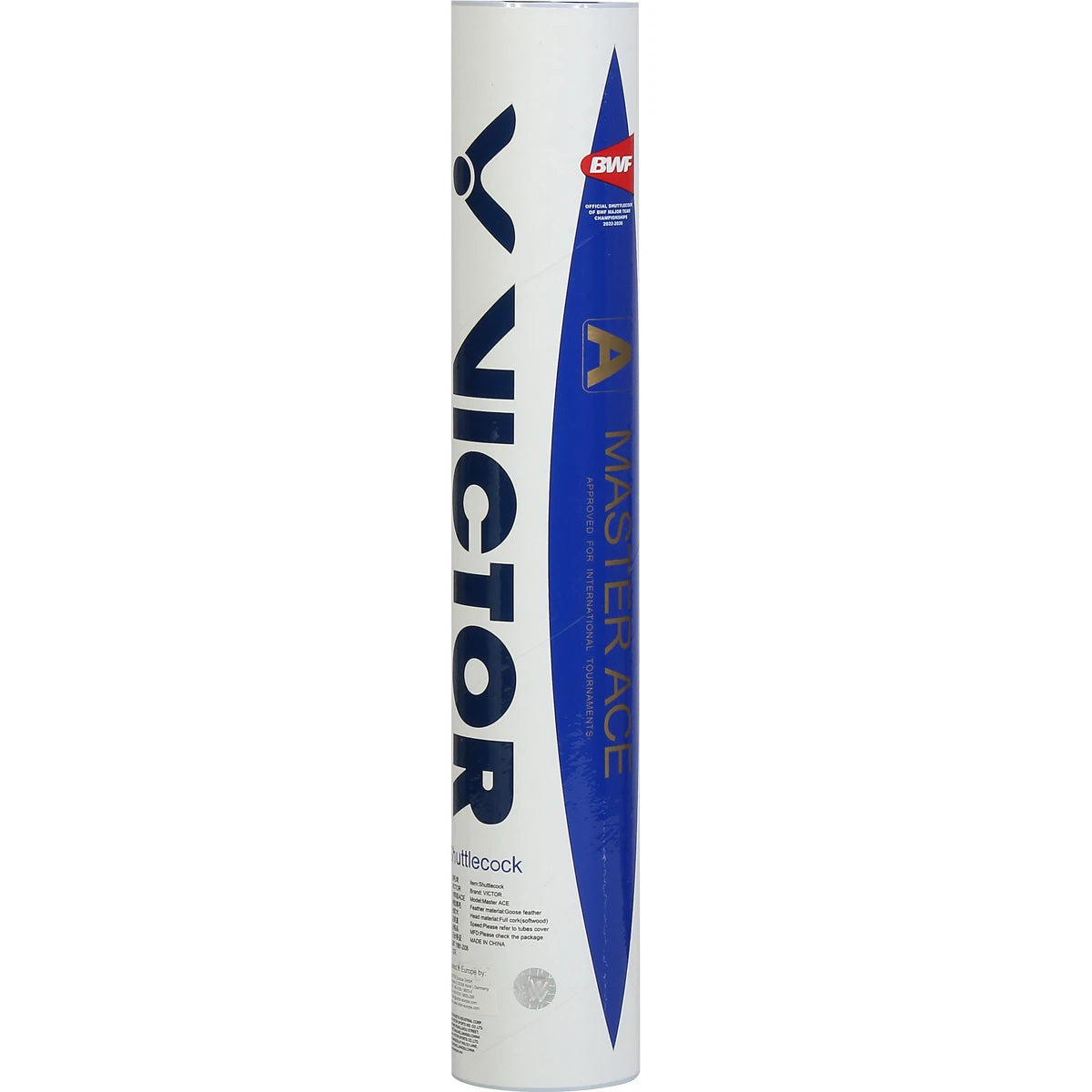 VICTOR MASTER ACE FEATHER BADMINTON SHUTTLECOCKS