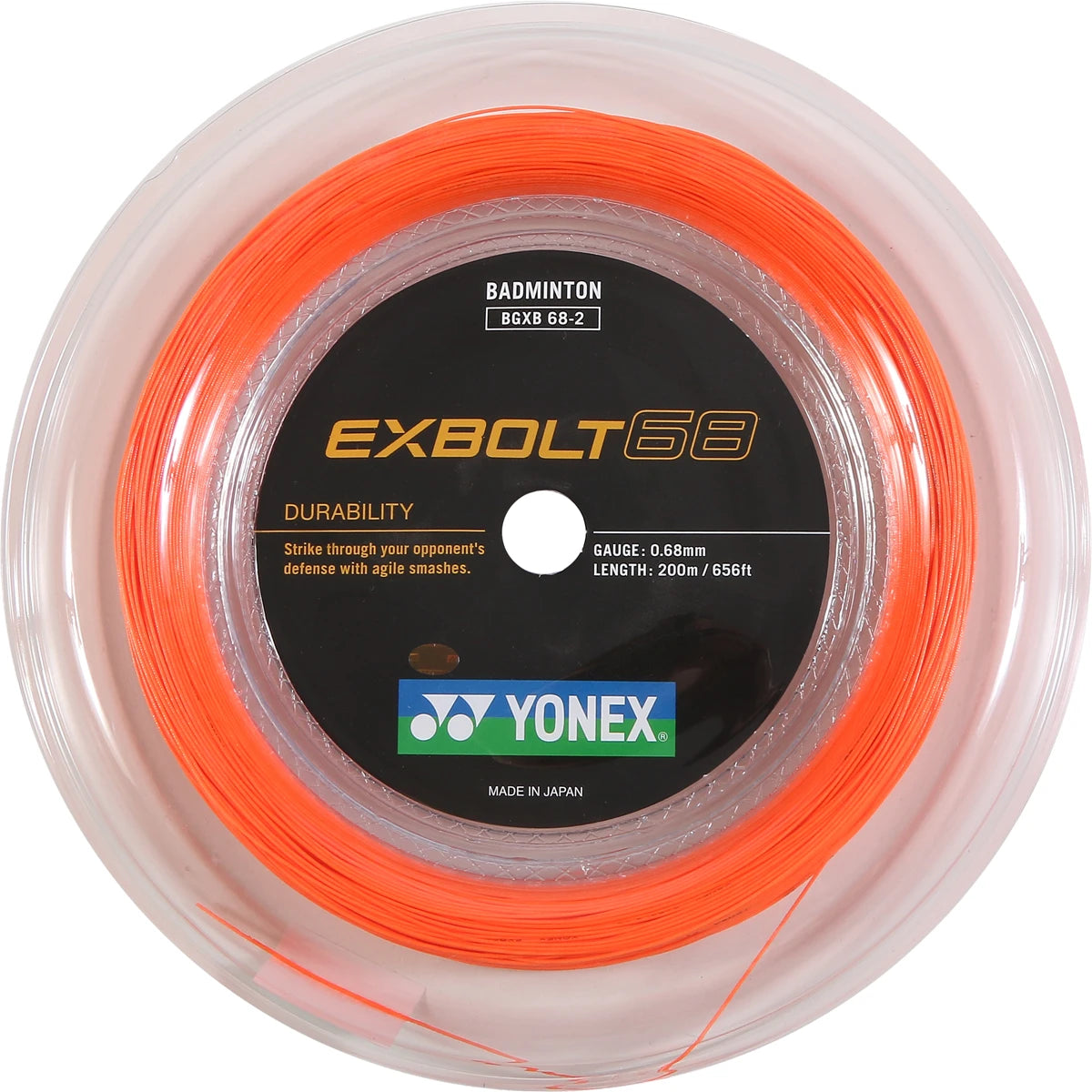 BOBINE BADMINTON YONEX EXBOLT 68 (200 METRES)