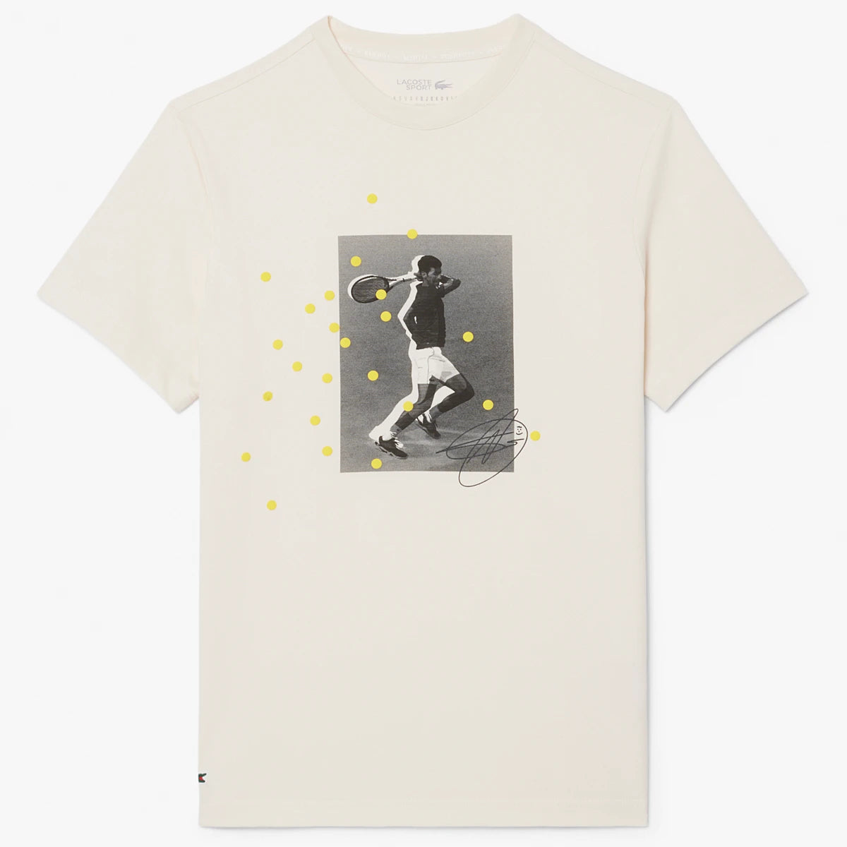 T-SHIRT LACOSTE DJOKOVIC SIGNATURE
