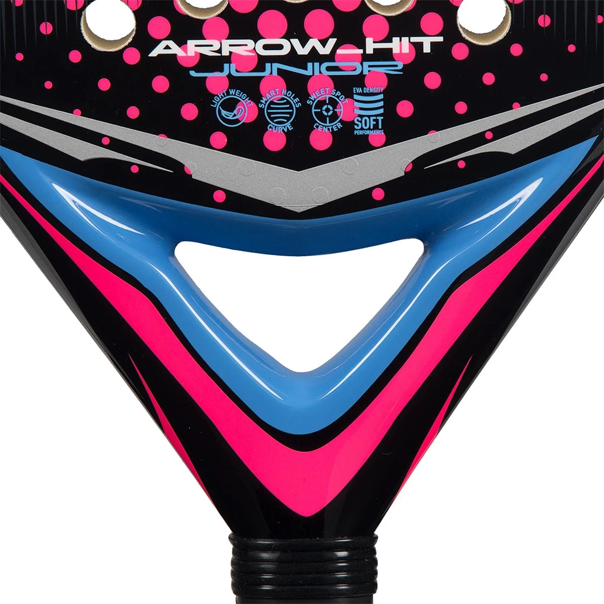 ADIDAS ARROW HIT JUNIOR PADEL RACKET WHITE/PINK