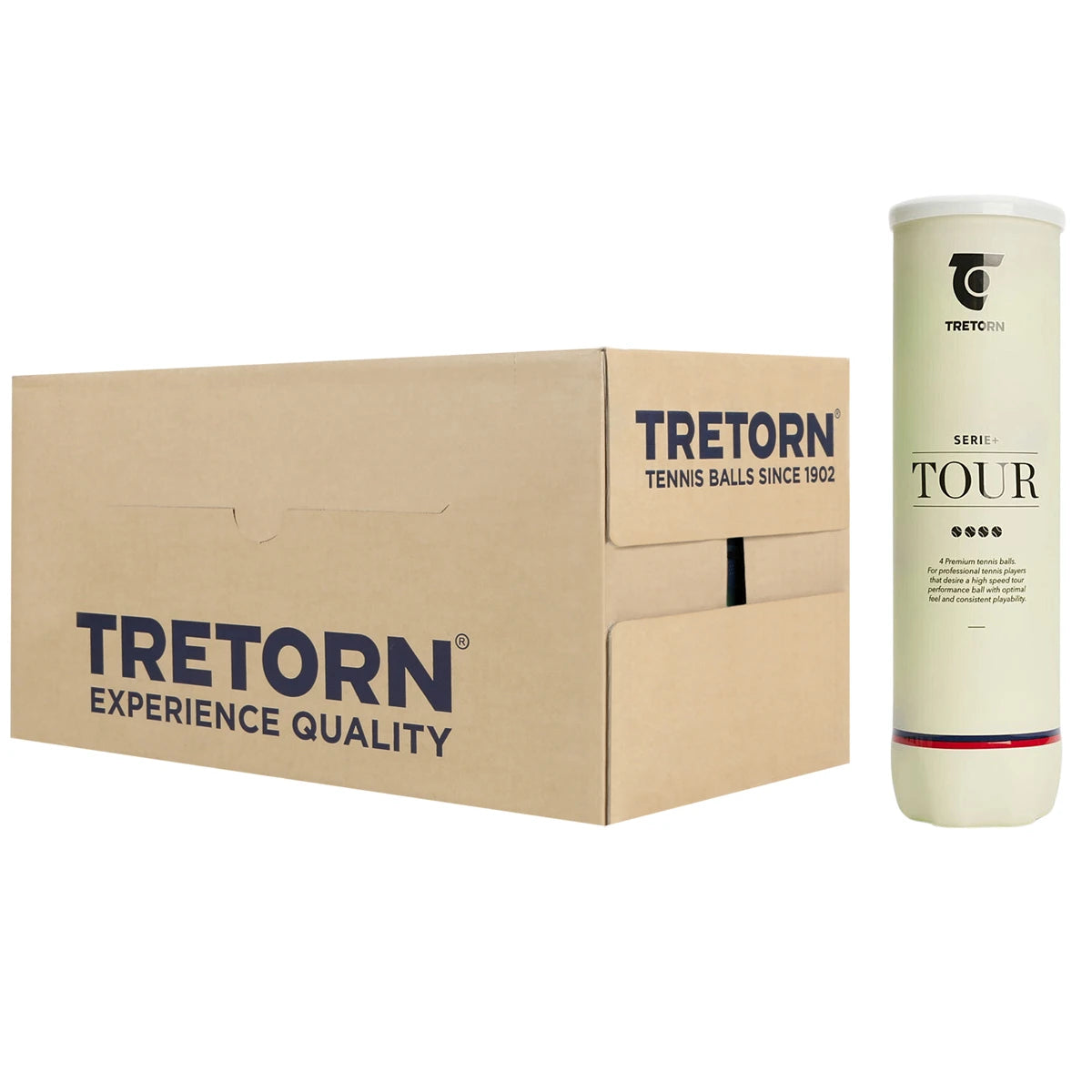 KARTON MIT 18 RÖHREN JE 4 TRETORN SERIE+ BÄLLEN