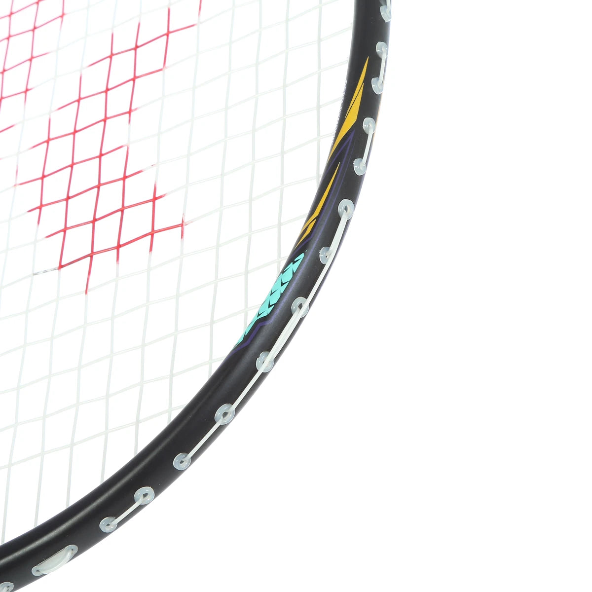 BADMINTONSCHLÄGER KAWASAKI PASSION P38 BLACK (BESAITET)