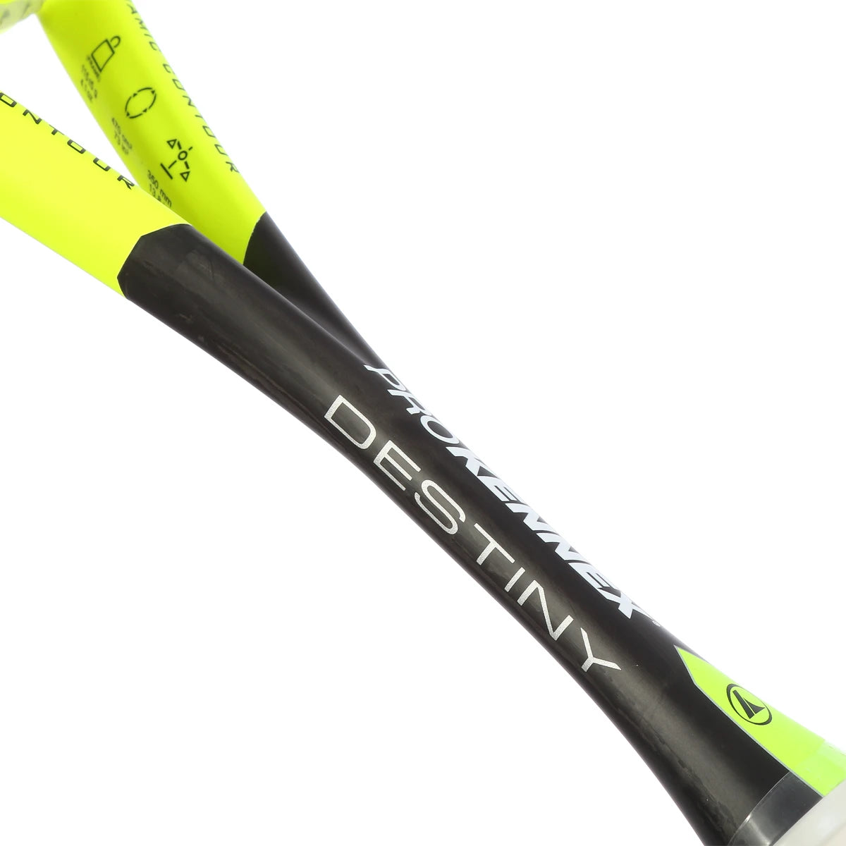 PROFESSIONELLER SQUASH-SCHLÄGER KENNEX DESTINY SPEED SCHWARZ GELB