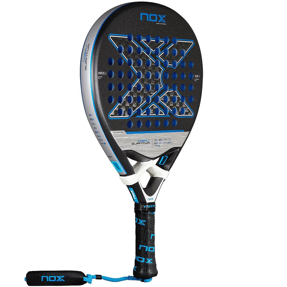 NOX QUANTUM COBALT 12K PADEL RACKET