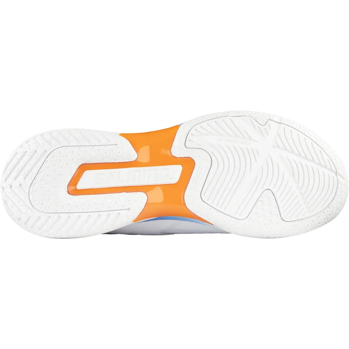 SALMING MEN'S INDOOR FUSION PRO SHOES WHITE/BLUE