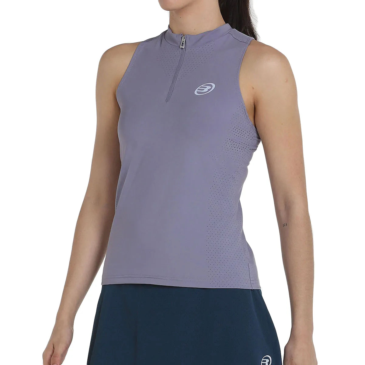 BULLPADEL DAMEN TANKTOP PURE COLOR 1/4 REISSVERSCHLUSS OUROL