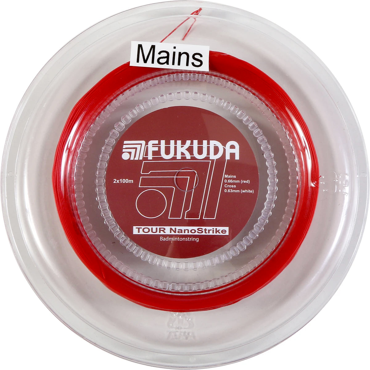 BADMINTON-SCHNUR FUKUDA TOUR NANOSTRIKE HYBRID (2X100 METER)