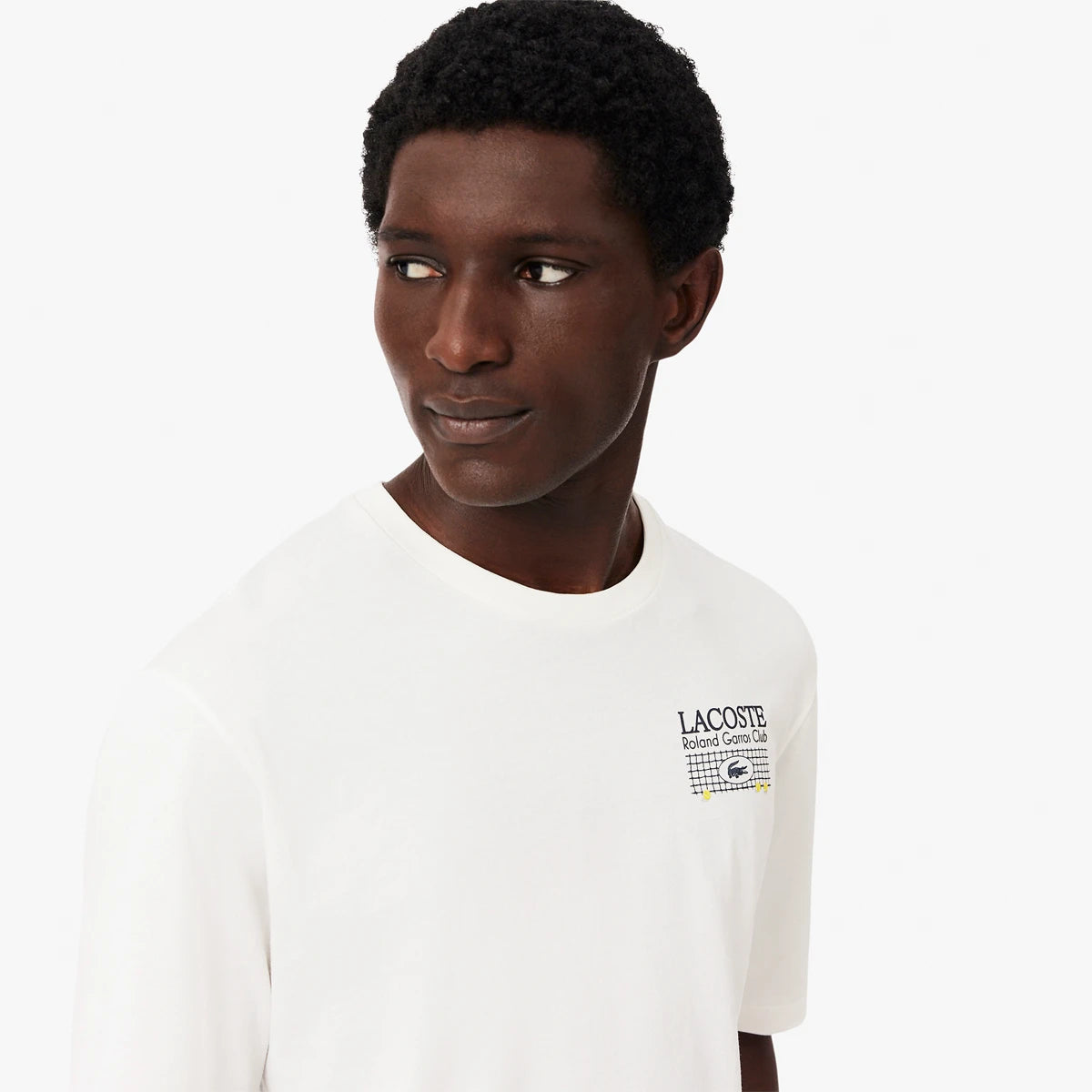 T-SHIRT LACOSTE ROLAND GARROS CLUB GRAPHIQUE