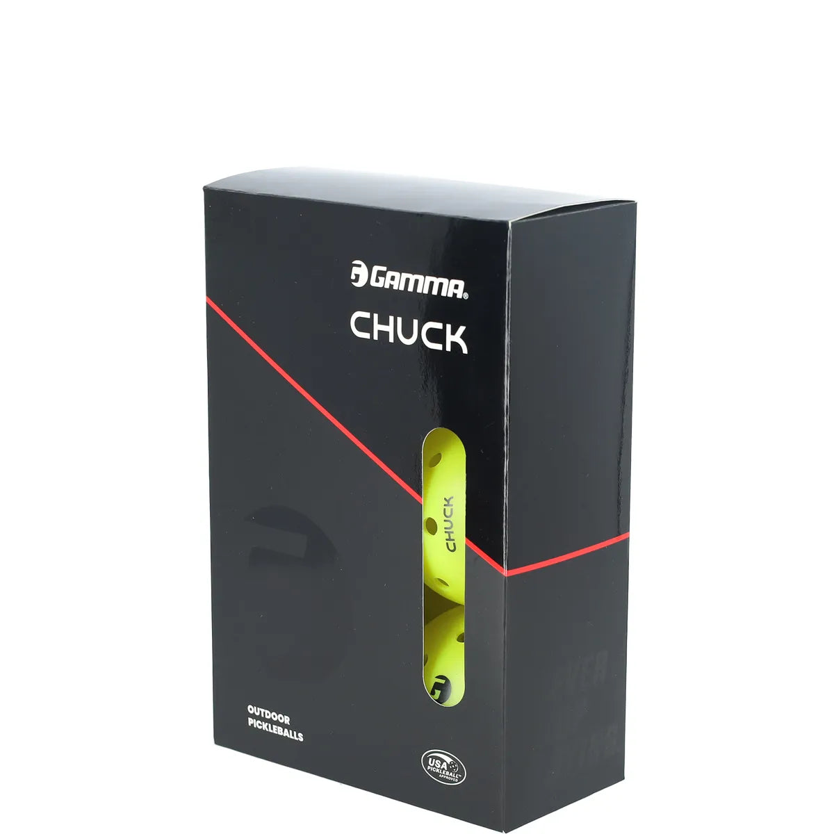 PACK OF 6 GAMMA CHUCK OUTDOOR PICKLEBALL BALLS