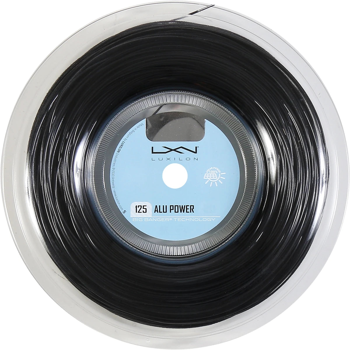 Bobine Luxilon Big Banger Alu Power Black (200 Mètres)