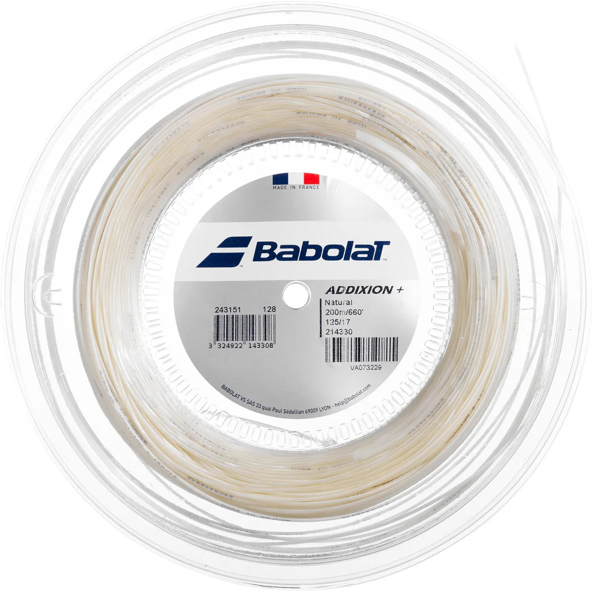 BOBINE BABOLAT ADDIXION+ (200 METRES)