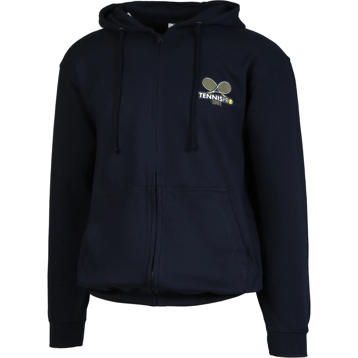 UNISEX TENNISPRO SWEATSHIRT MIT KAPUZE UND VOLLEM REISSVERSCHLUSS