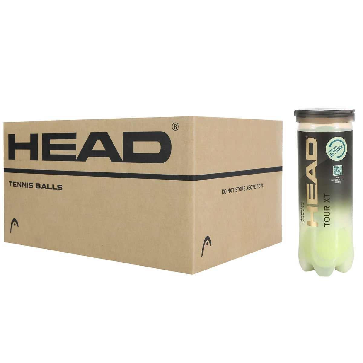 KARTON MIT 24 RÖHREN À 3 HEAD TOUR XT BÄLLE