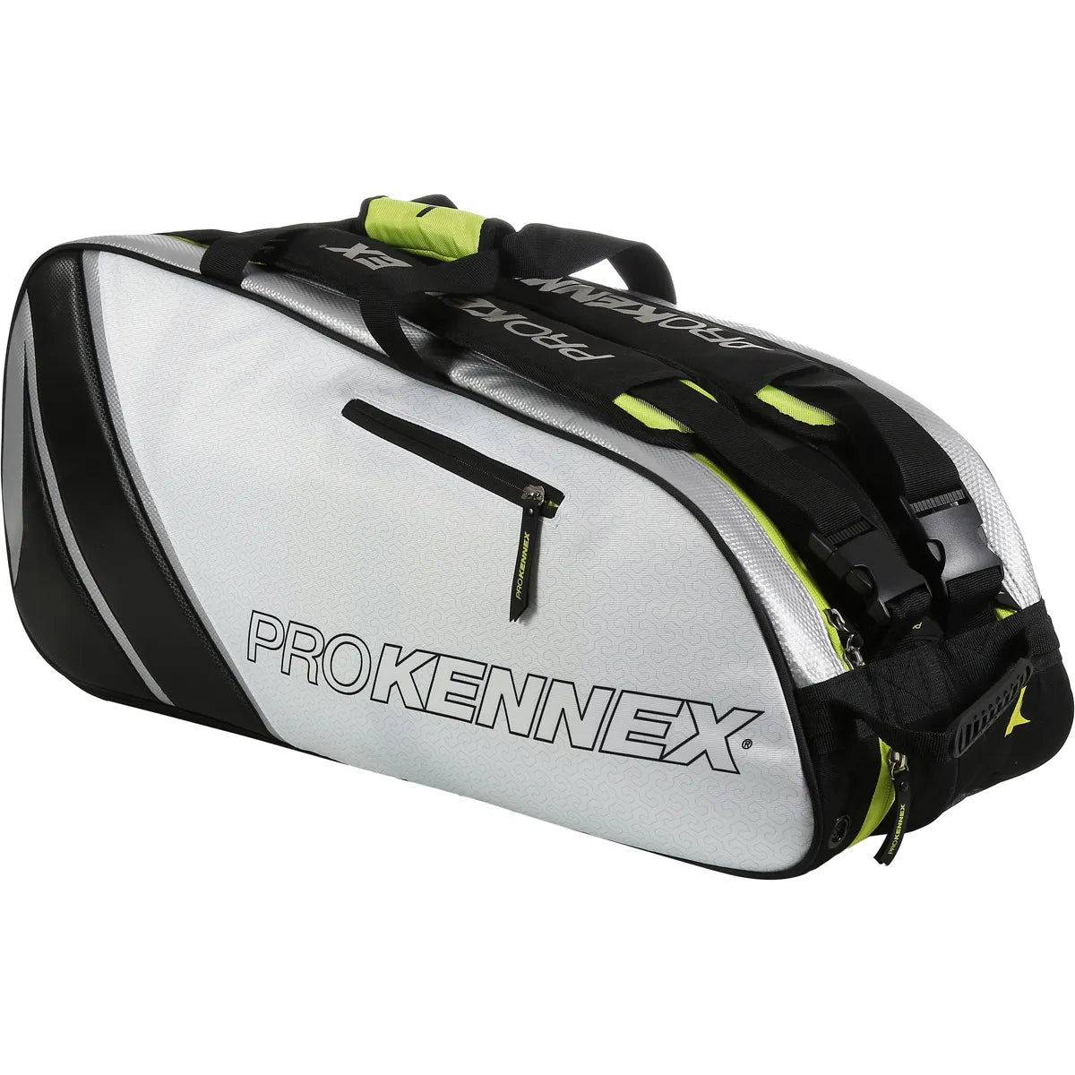 PRO KENNEX TENNISSCHLAGTASCHEN DOPPELT COOL GREY/SCHWARZ