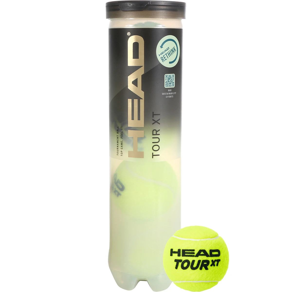 TUBE DE 4 BALLES HEAD TOUR XT