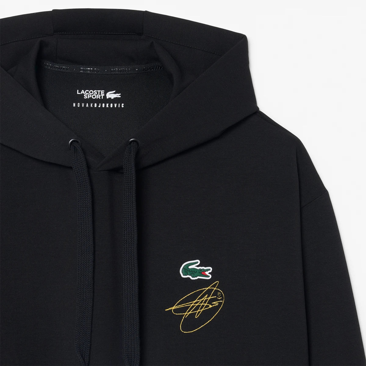 SWEATSHIRT MIT KAPUZE LACOSTE DJOKOVIC ON COURT