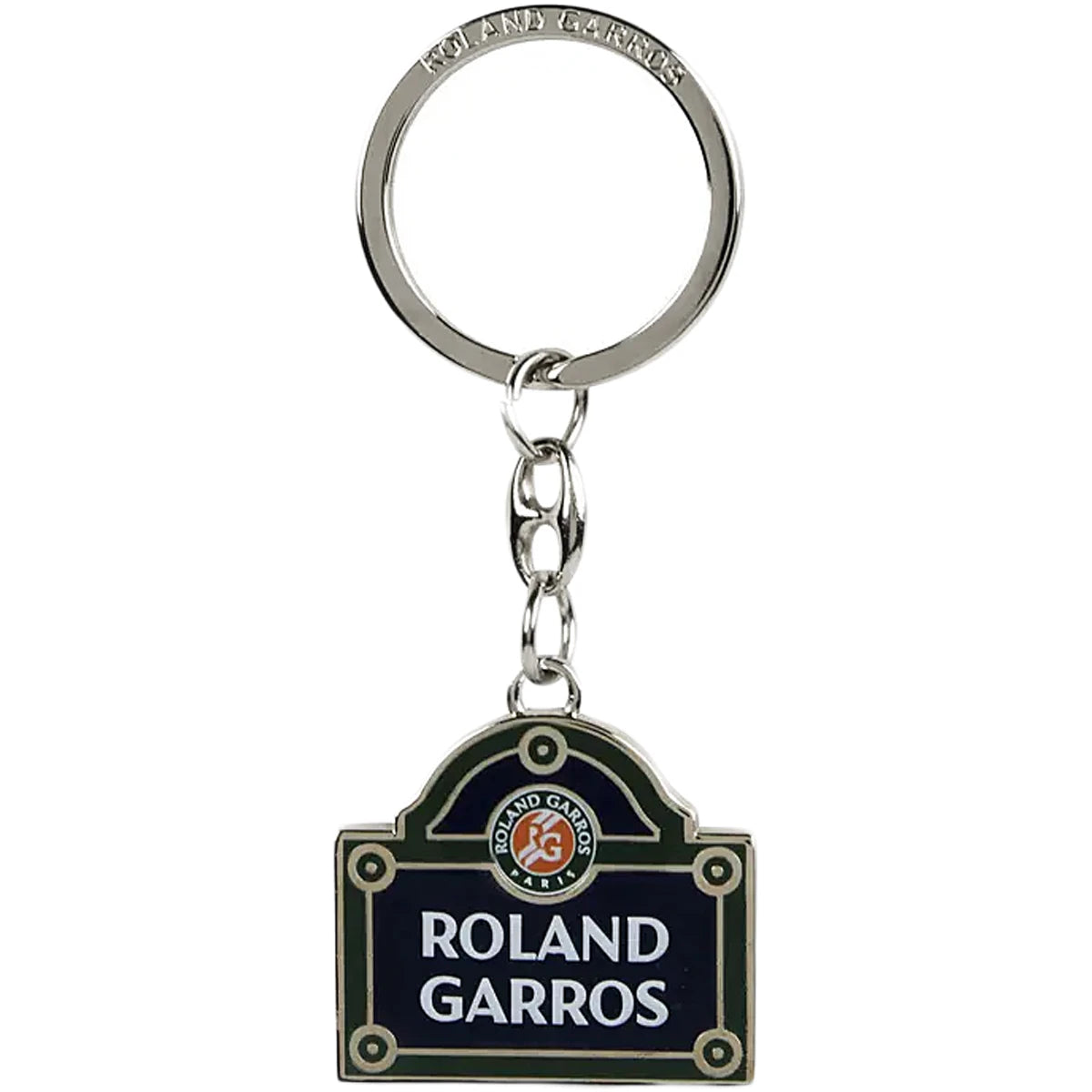 PORTE-CLES ROLAND GARROS PLAQUE DE RUE