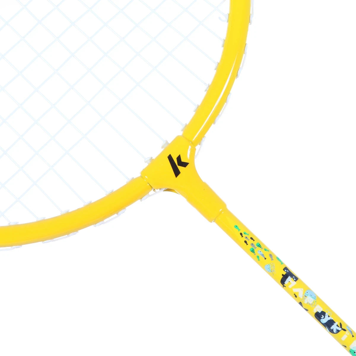 SET MIT 2 BADMINTONSCHLÄGERN KAWASAKI HAPPY KIDS 605 JR