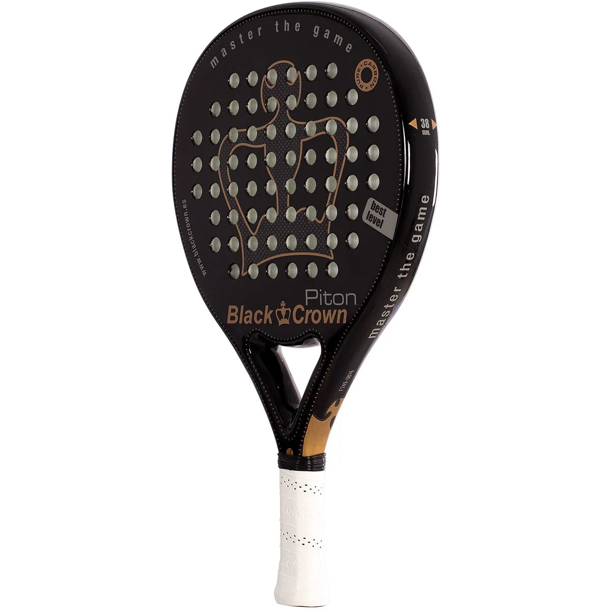 RAQUETTE DE PADEL BLACK CROWN PITON