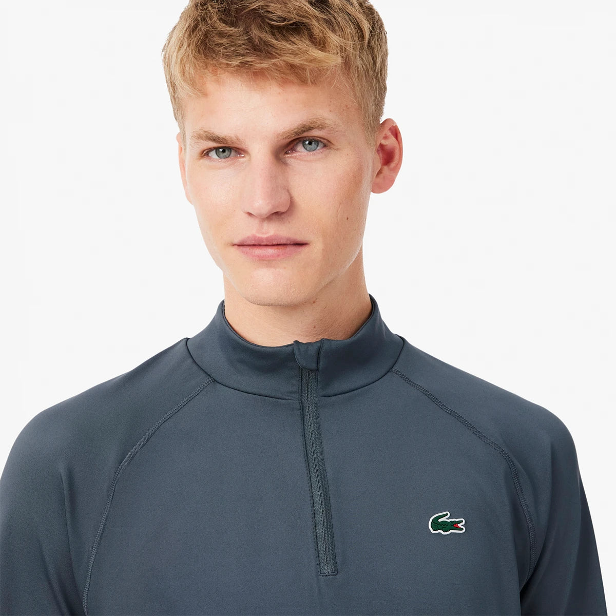 SWEAT LACOSTE ESSENTIALS LANGARM 1/2 REISSVERSCHLUSS