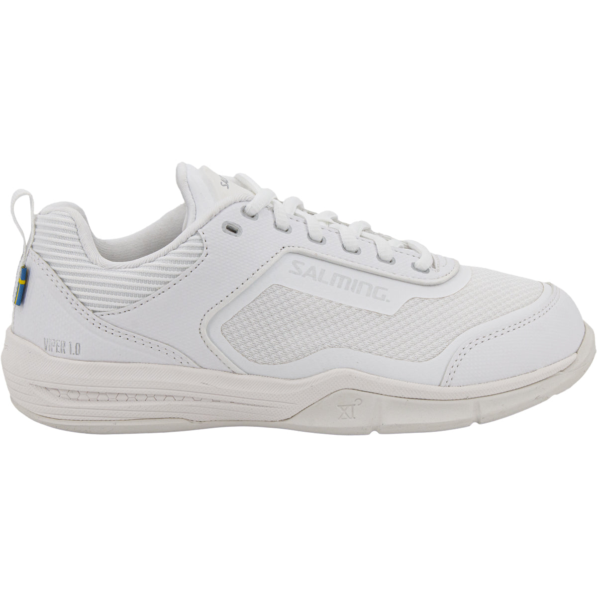 CHAUSSURES SALMING FEMME INDOOR VIPER 1.0 BLANC/ARGENT