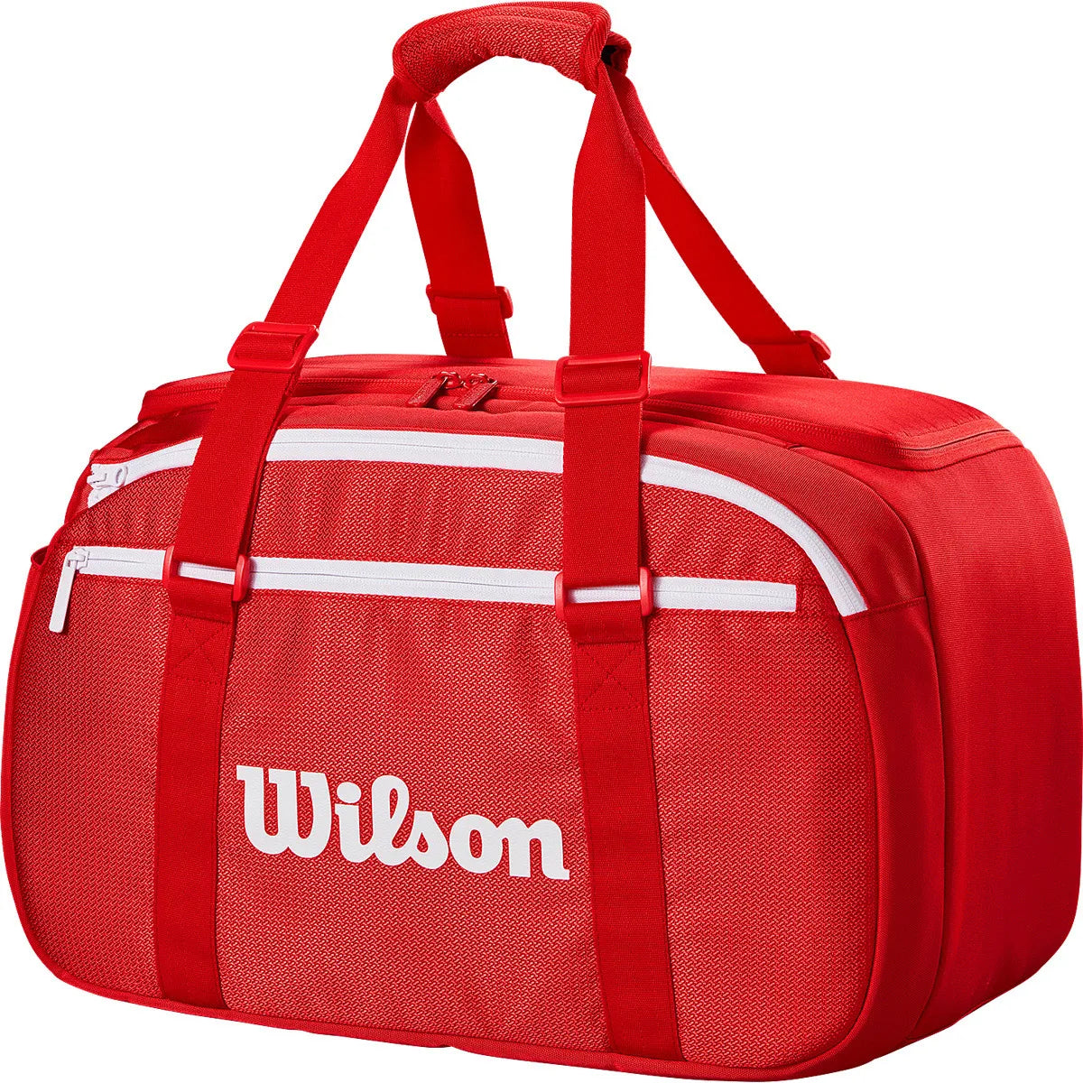 KLEINE DUFFLE-TASCHE WILSON SUPER TOUR ROT