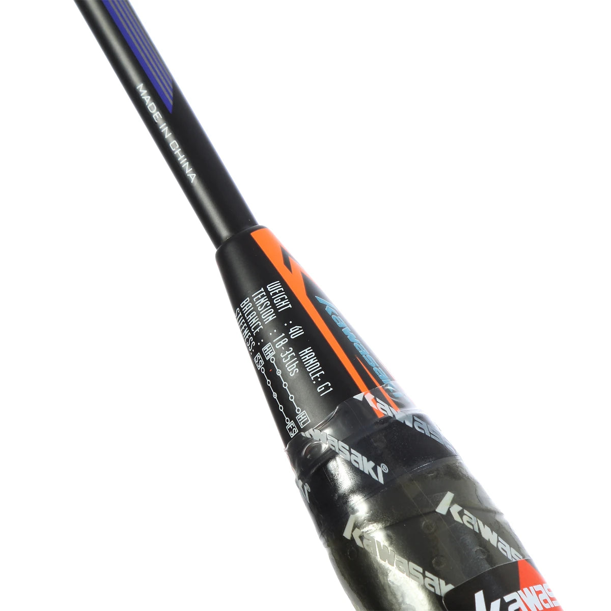 RAQUETTE DE BADMINTON KAWASAKI HIGH TENSION G30 ORANGE