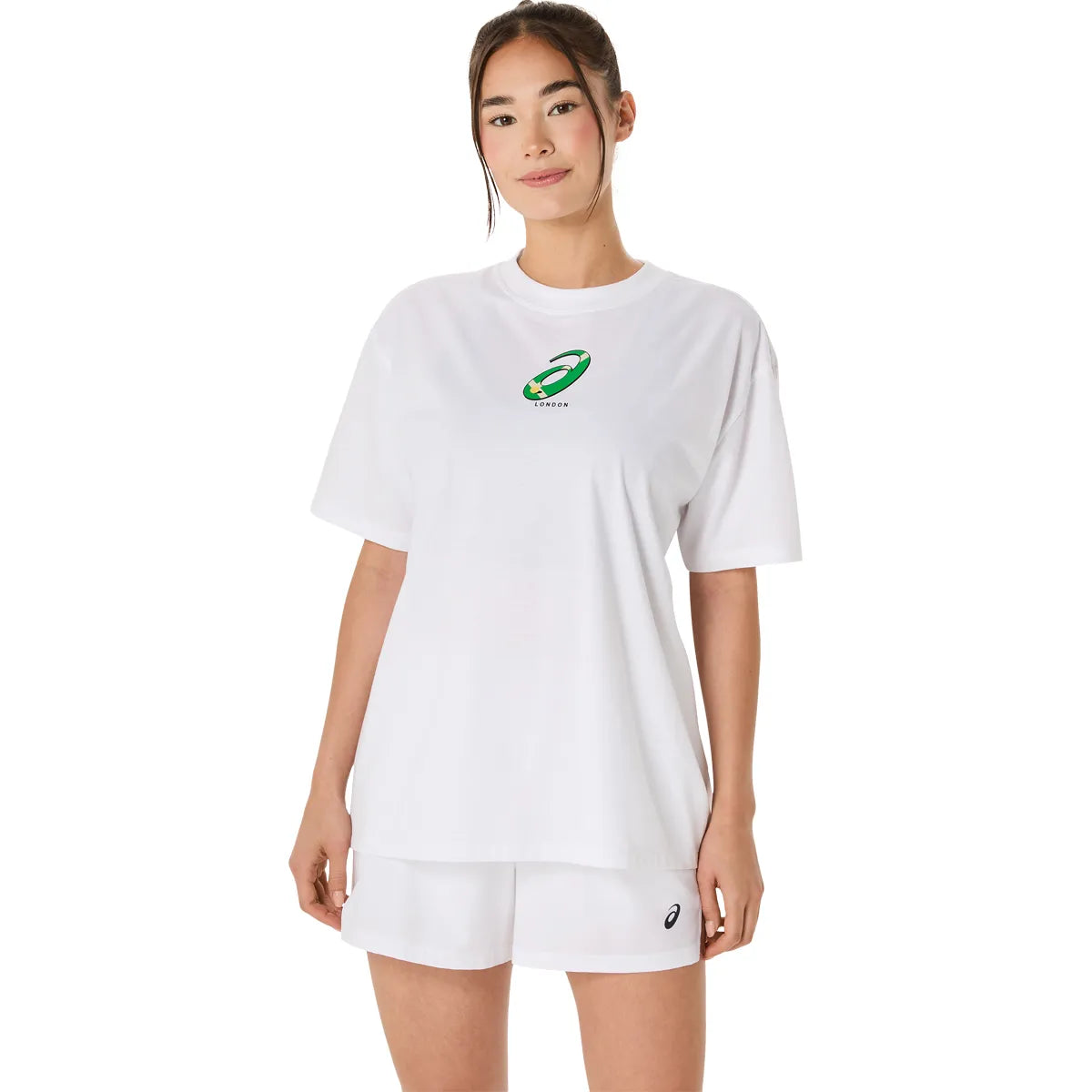 T-SHIRT ASICS FEMME COURT GRAPHIC LONDRES
