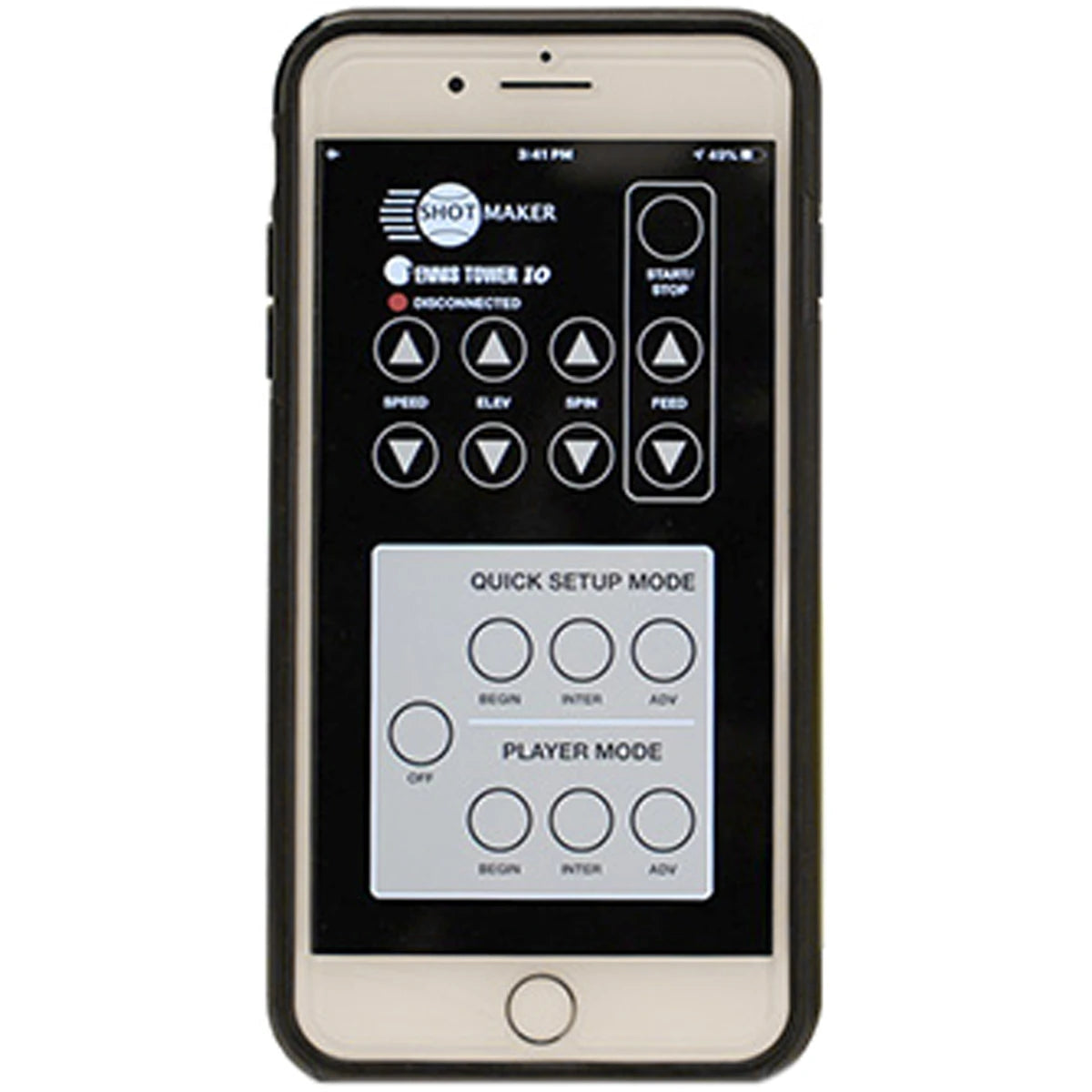 LANCE-BALLES TUTOR PLUS PLAYER SUR SECTEUR 230V TELE MOBILE