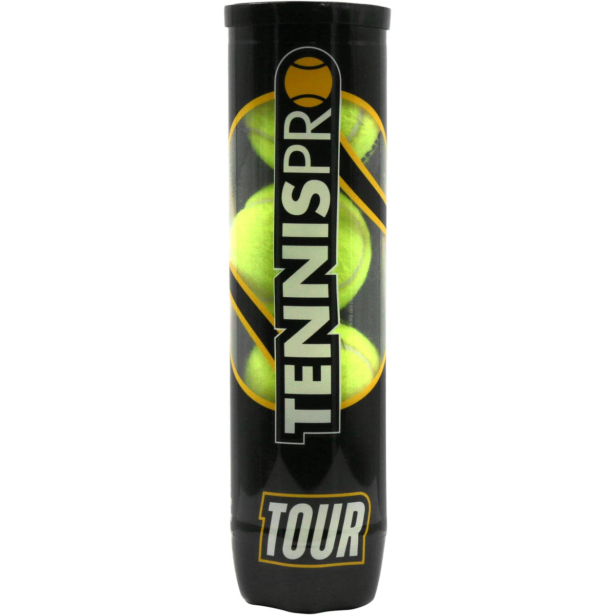 CARTON DE 18 TUBES DE 4 BALLES DE TENNIS TENNISPRO TOUR
