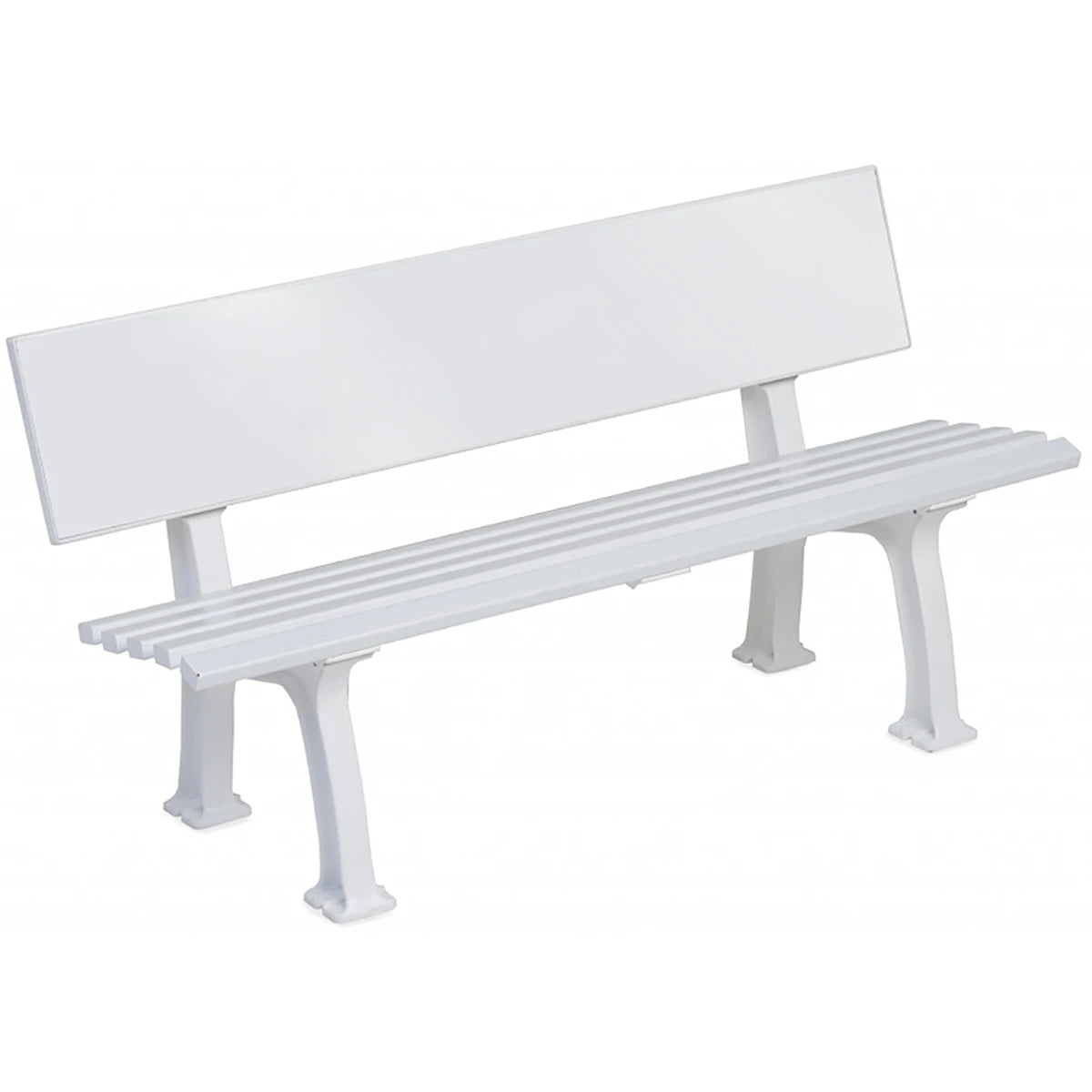 BANC DE TENNIS BLANC 1.5M