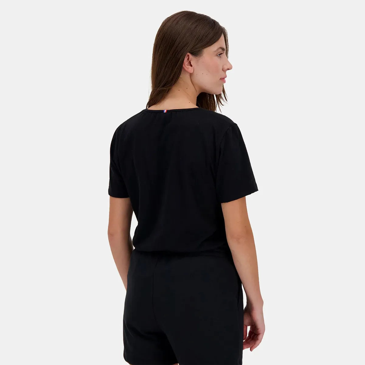 DAMEN T-SHIRT LE COQ SPORTIF ESSENTIEL MIT V-AUSSCHNITT