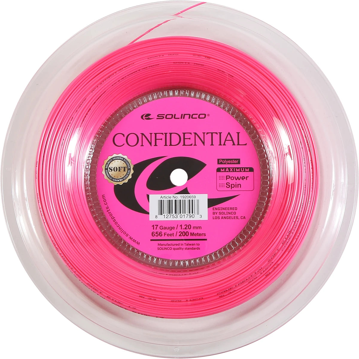 BOBINE SOLINCO CONFIDENTIAL SOFT PINK (200 METRES)