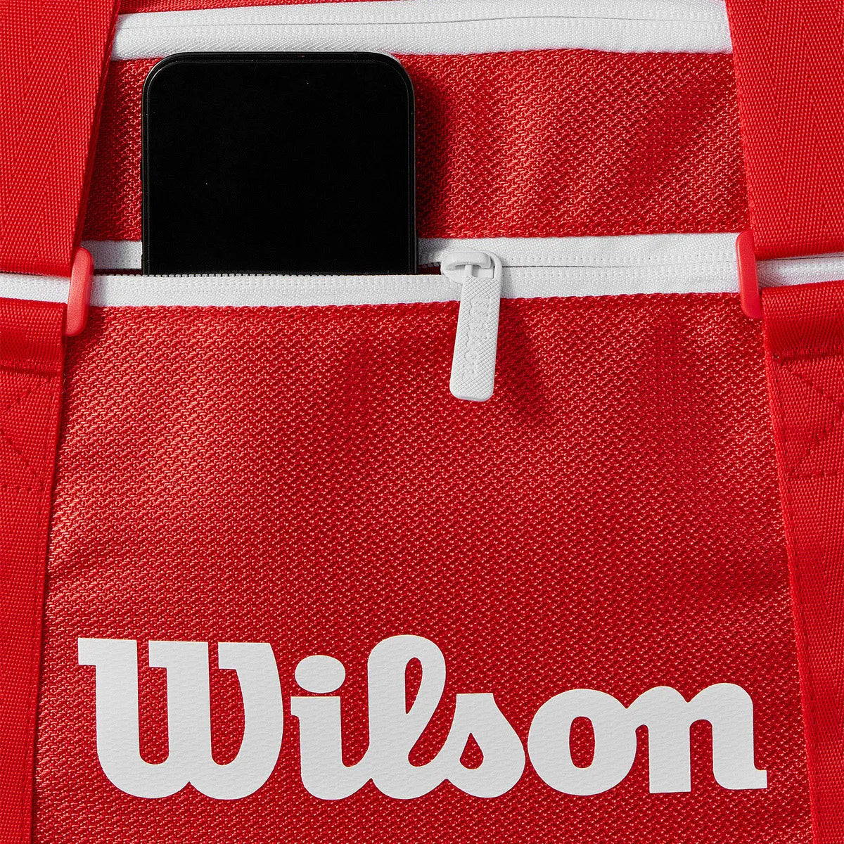 KLEINE DUFFLE-TASCHE WILSON SUPER TOUR ROT