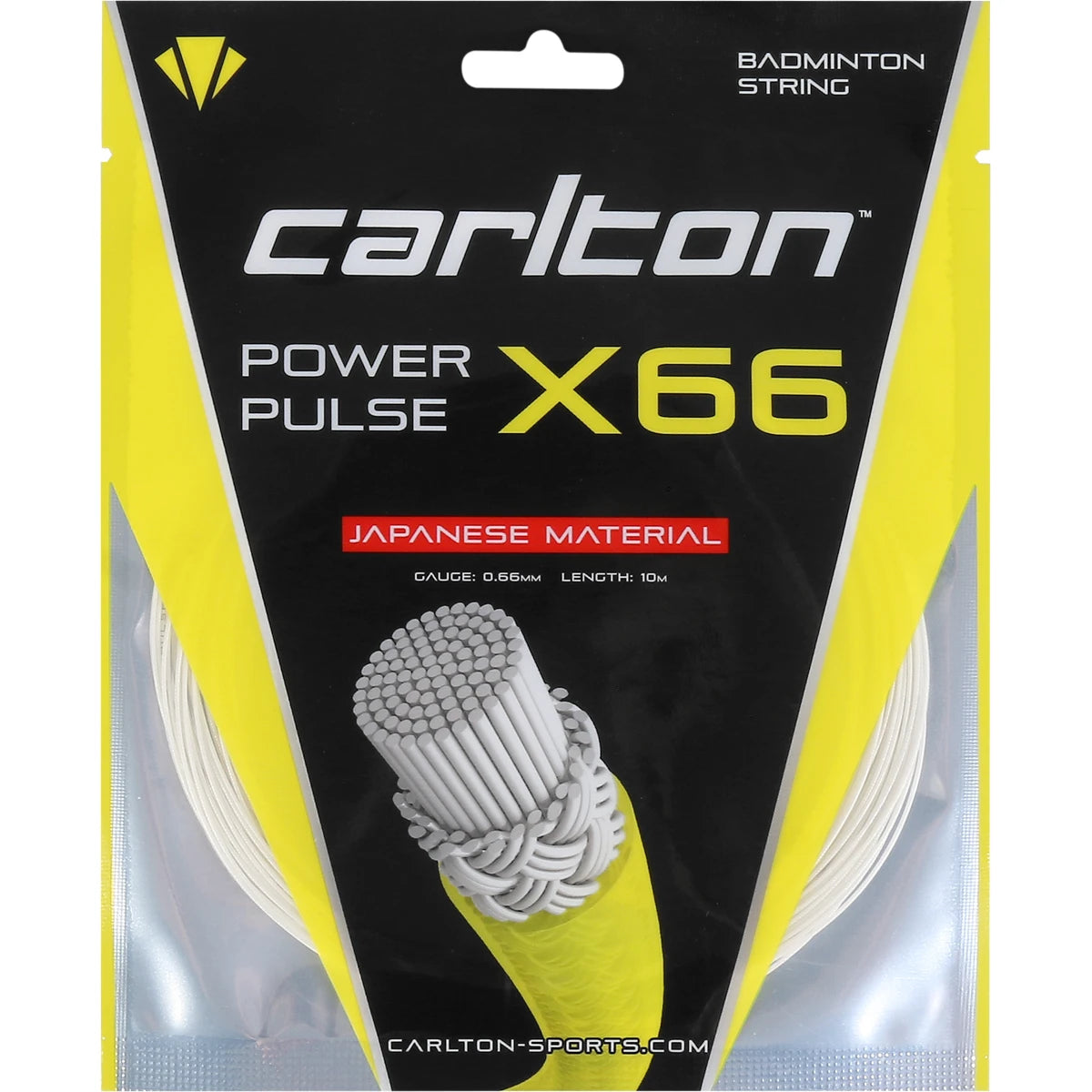 Cordage de Badminton Carlton Powerpulse X 66 (Garniture - 10M)