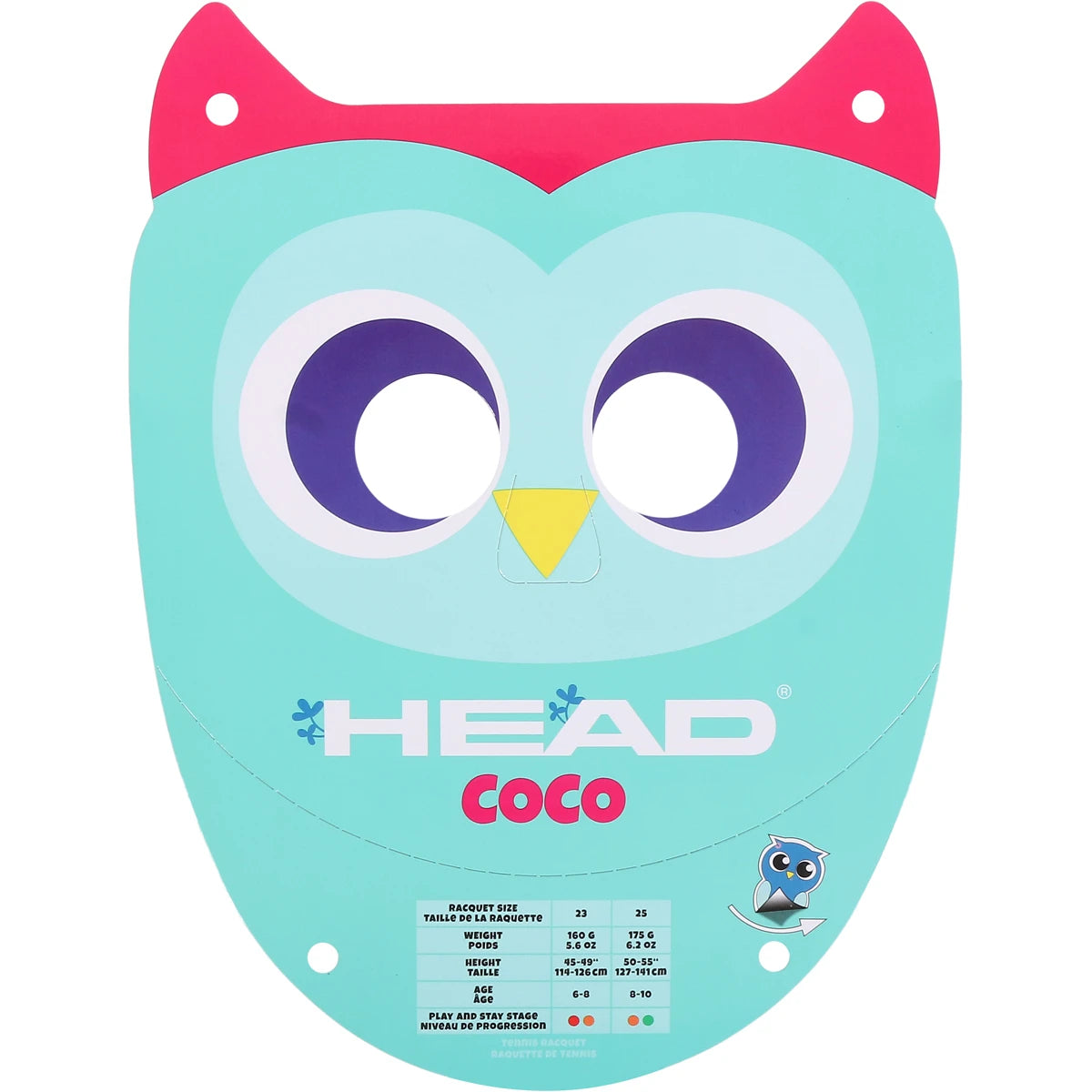 RAQUETTE HEAD JUNIOR COCO 23 VIOLET