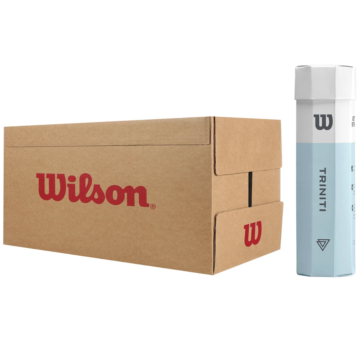 KARTON MIT 18 RÖHREN MIT JE 4 WILSON TRINITI BÄLLEN