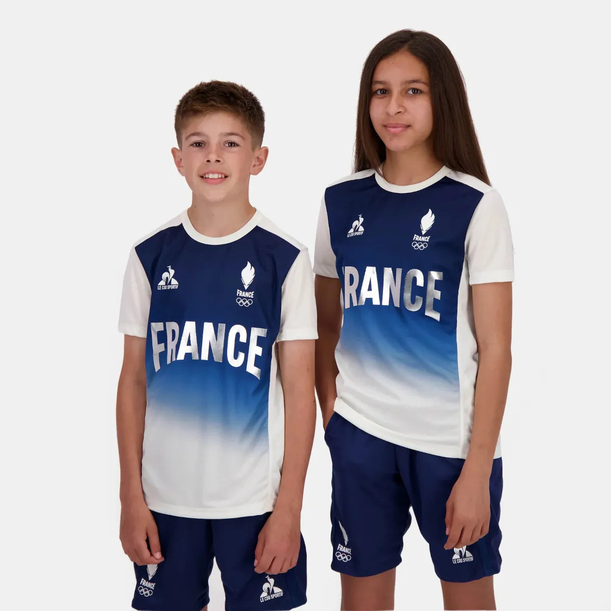 T-SHIRT LE COQ SPORTIF JUNIOR FRANKREICH OLYMPISCHE LEISTUNG