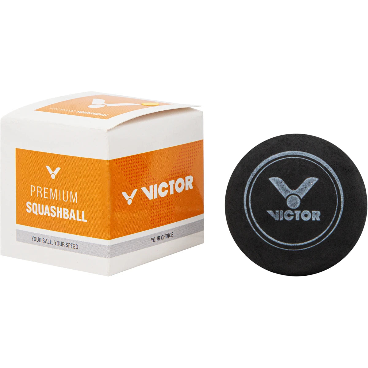 BALLES DE SQUASH VICTOR (SIMPLE POINT JAUNE - X1)