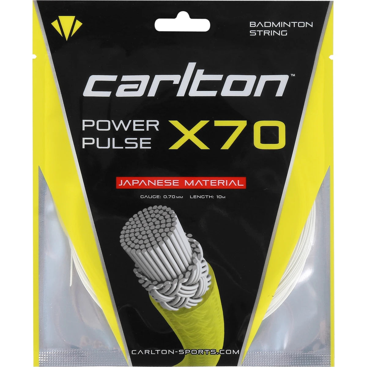 Cordage de Badminton Carlton Powerpulse X 70 (Garniture - 10m)