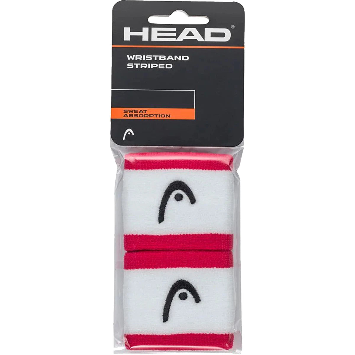 PAIR OF HEAD SIMPLE 2.5" STRIPED WRISTBANDS